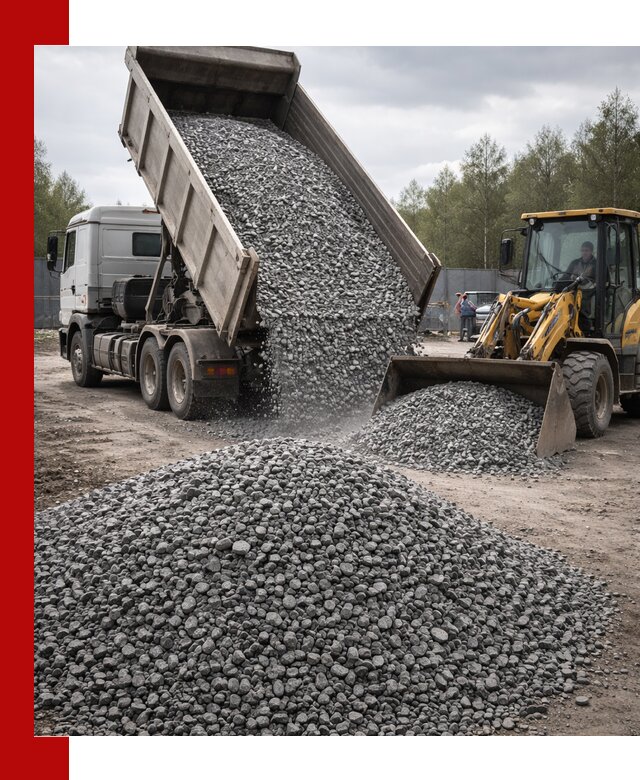 Доставка и продажа щебня гранитного в Салехарде