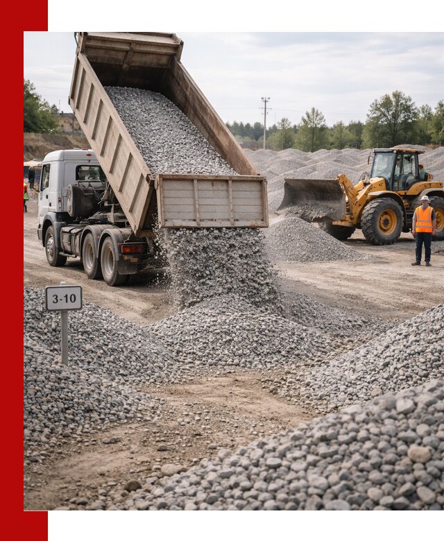 Гранитный щебень фракции 3–10: доставка и продажа в Салехарде