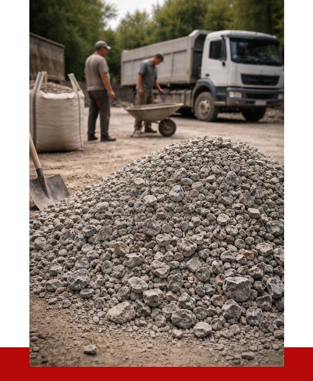 Гранитный щебень фракция 20-40 в Салехарде от 3425 руб. ПРОНЕРУДСлх