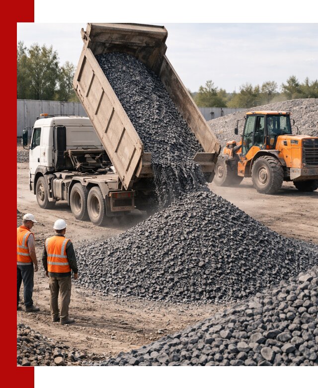 Доставка и продажа щебня габбро-диабаза в Салехарде