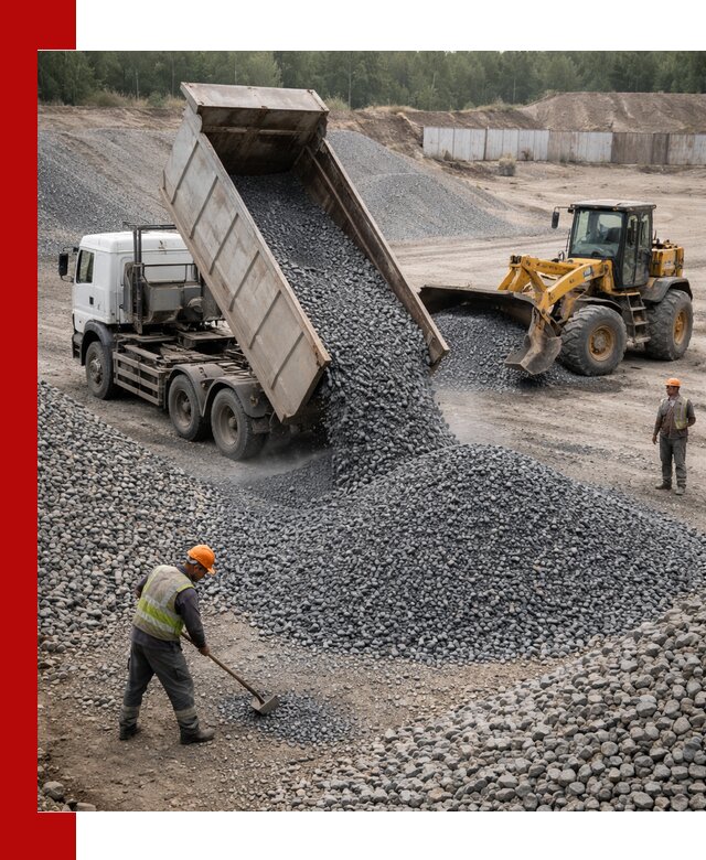 Щебень габбро-диабаз фр. 5-20 с доставкой в Салехарде