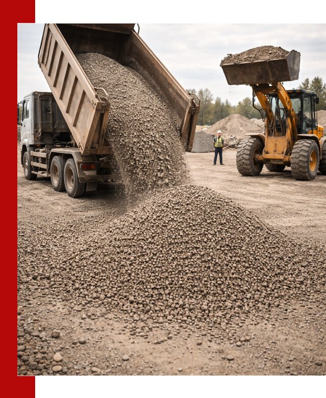 Гравийный щебень фракция 3–10 с доставкой в Салехарде