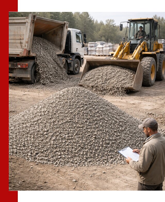 Гравийный щебень фракция 5–10 с доставкой в Салехарде