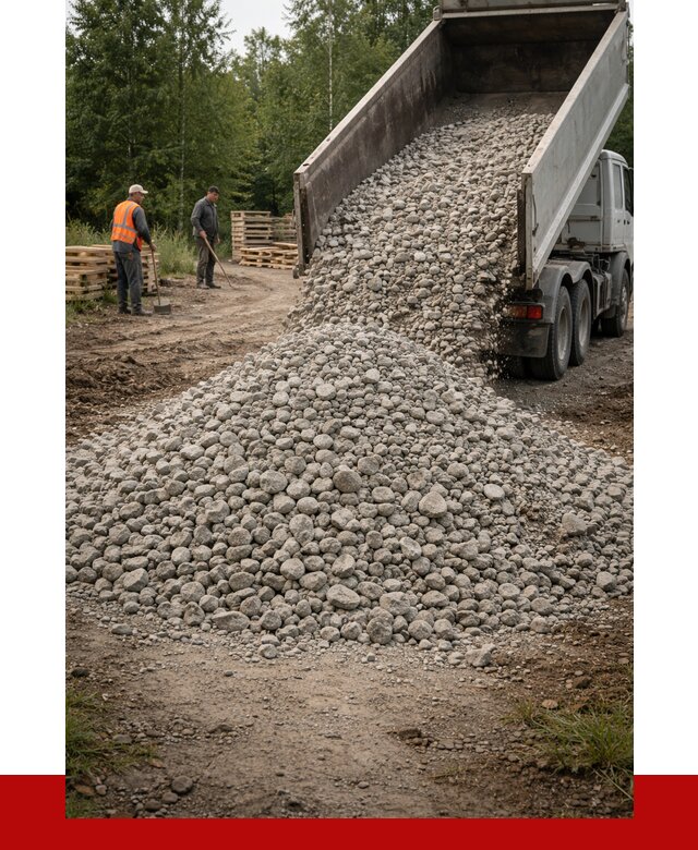 гравийный щебень фракция 70-120 в Салехарде от 2622 р. ПРОНЕРУДСлх