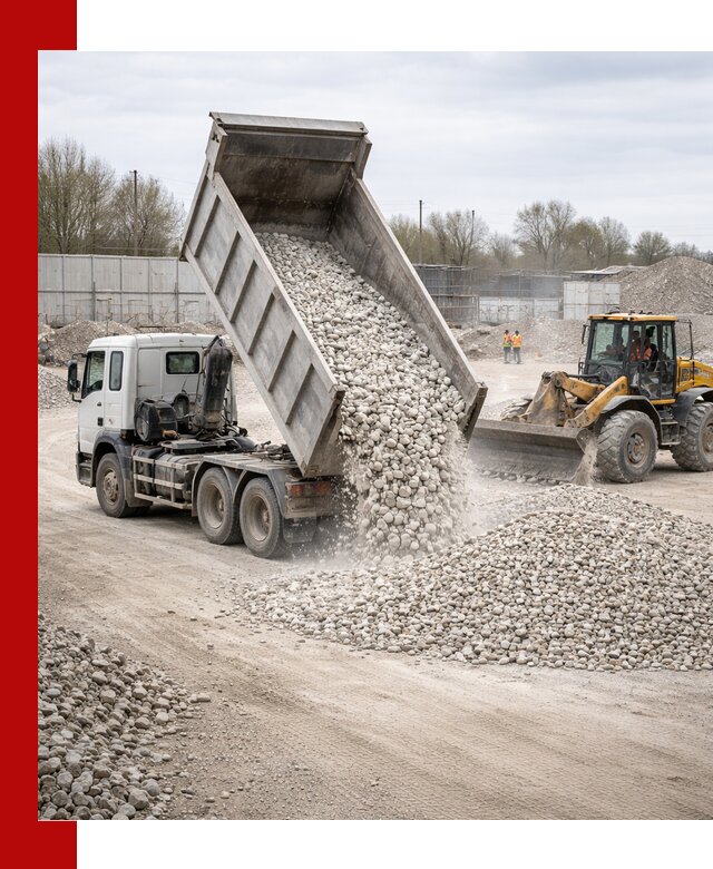 Доставка и продажа известнякового щебня в Салехарде