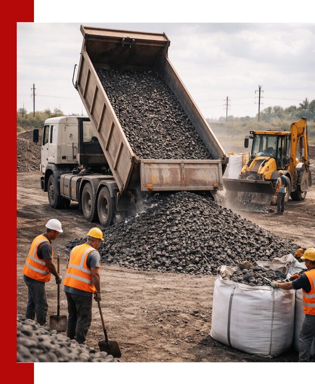Шлаковый щебень фракция 40-70 с доставкой в Салехарде