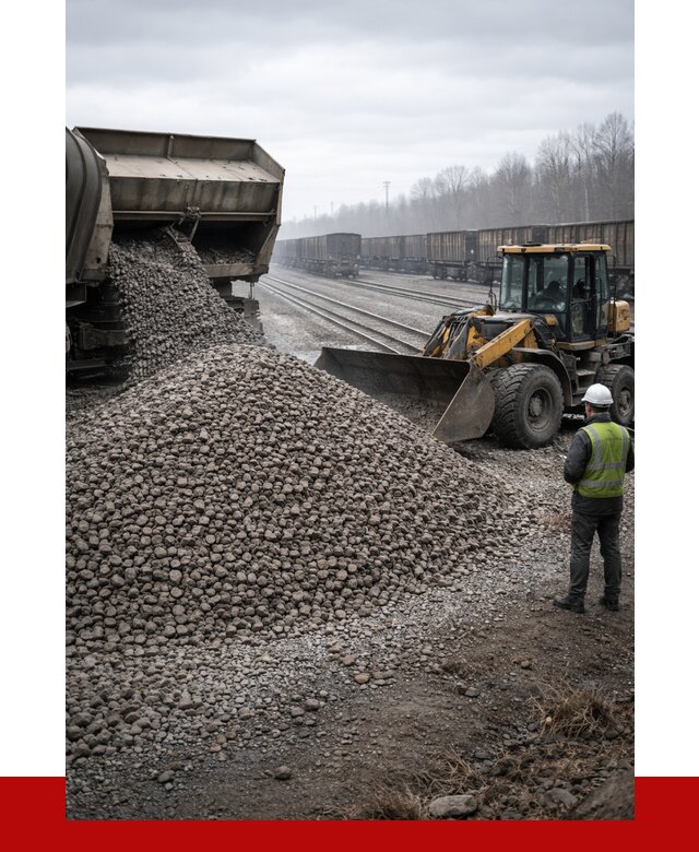 Купить железнодорожный щебень в Салехарде от 2997 р. | ПРОНЕРУДСлх