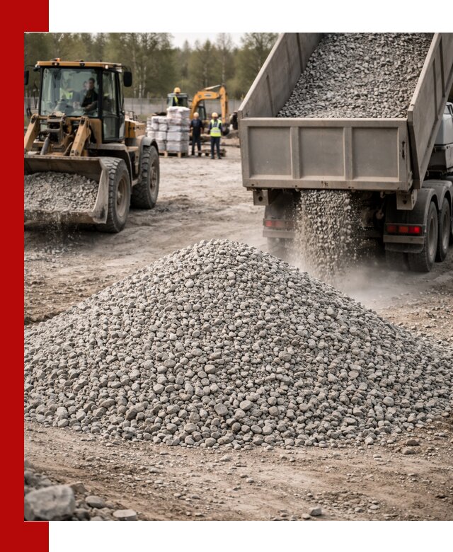 Вторичный щебень фракции 5-20 в Салехарде — доставка и продажа крупнотоннажно
