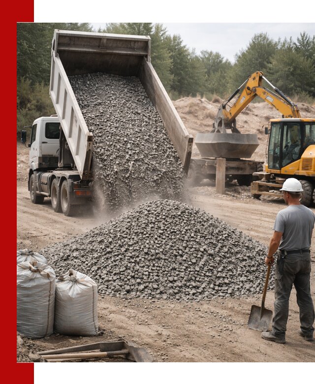 Доставка и продажа бетонного щебня в Салехарде