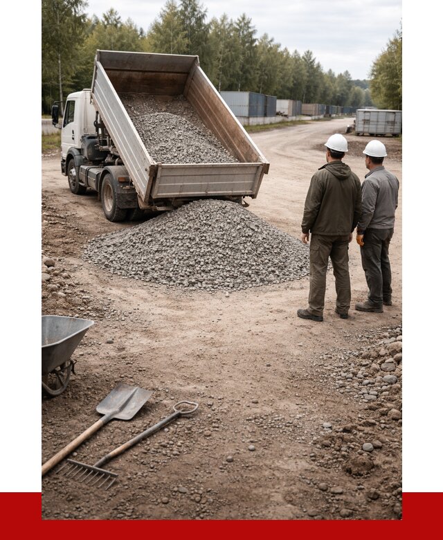 Бетонный щебень фракция 5-20 в Салехарде от 3425 р., ПРОНЕРУДСлх