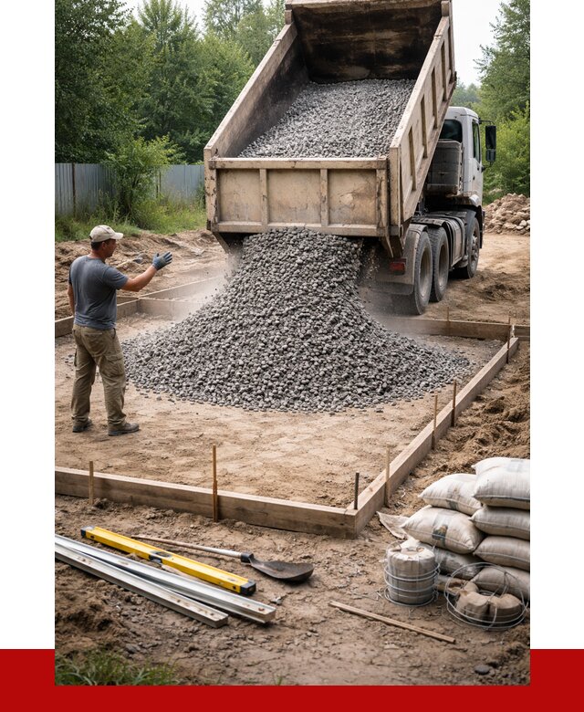 Купить щебень для фундамента в Салехарде от 4817 р. | ПРОНЕРУДСлх