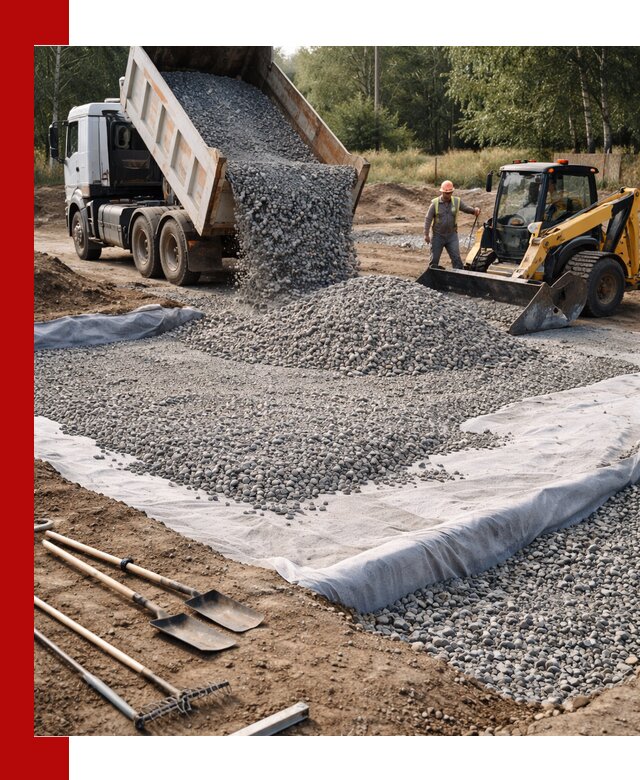 Щебень для фундамента с доставкой в Салехарде