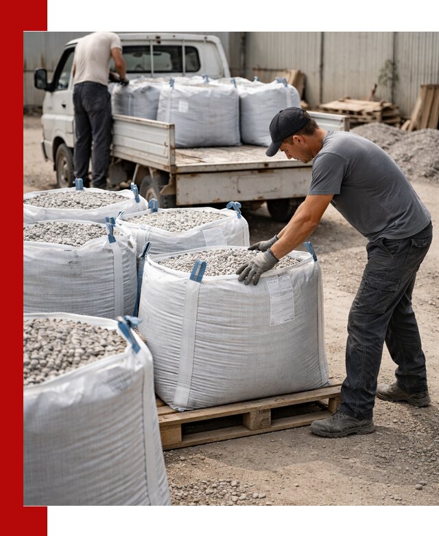 Доставка щебня в мешках по выгодным ценам в Салехарде