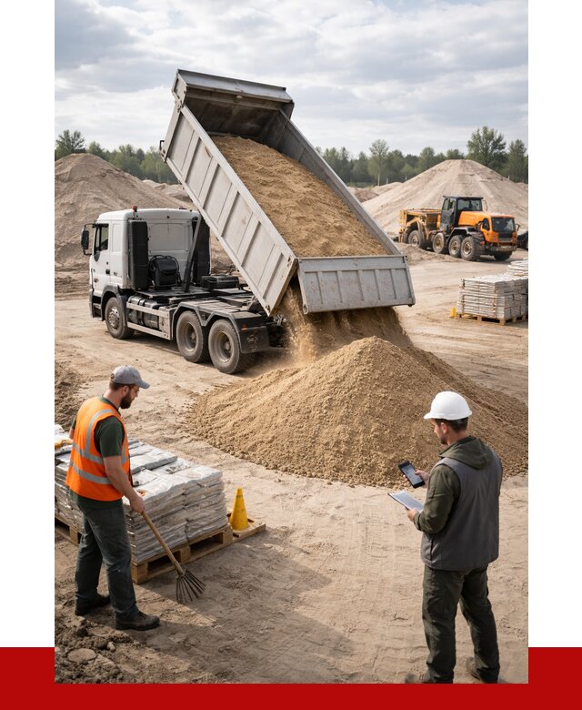 Карьерный песок с доставкой в Салехарде от 3853 р. ПРОНЕРУДСлх