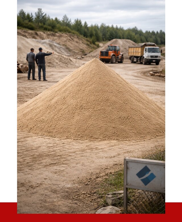 Карьерный песок навалом в Салехарде от 1927 р. | ПРОНЕРУДСлх
