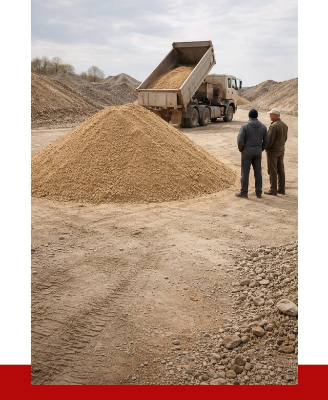 Карьерный песок крупнозернистый в Салехарде от 9098 р | ПРОНЕРУДСлх