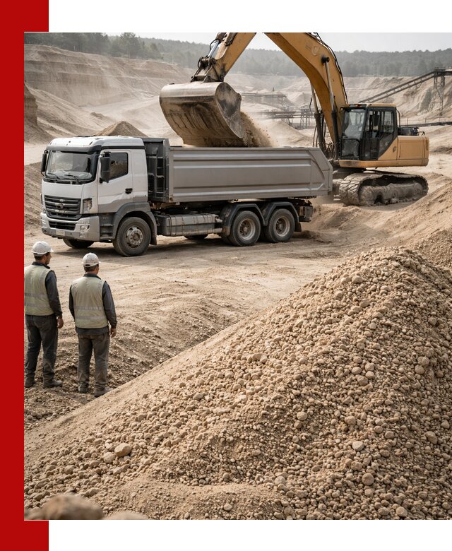 Карьерный крупнозернистый песок с доставкой в Салехарде