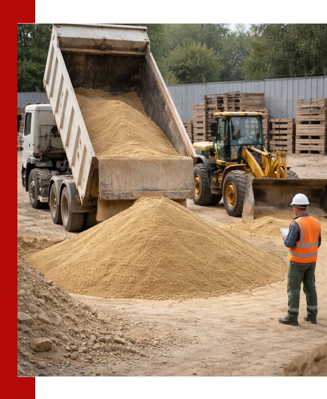 Доставка карьерного мелкозернистого песка в Салехарде