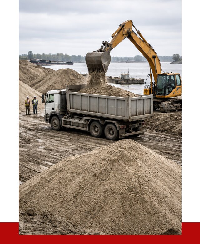 Купить речной песок навалом в Салехарде от 1927 р., ПРОНЕРУДСлх