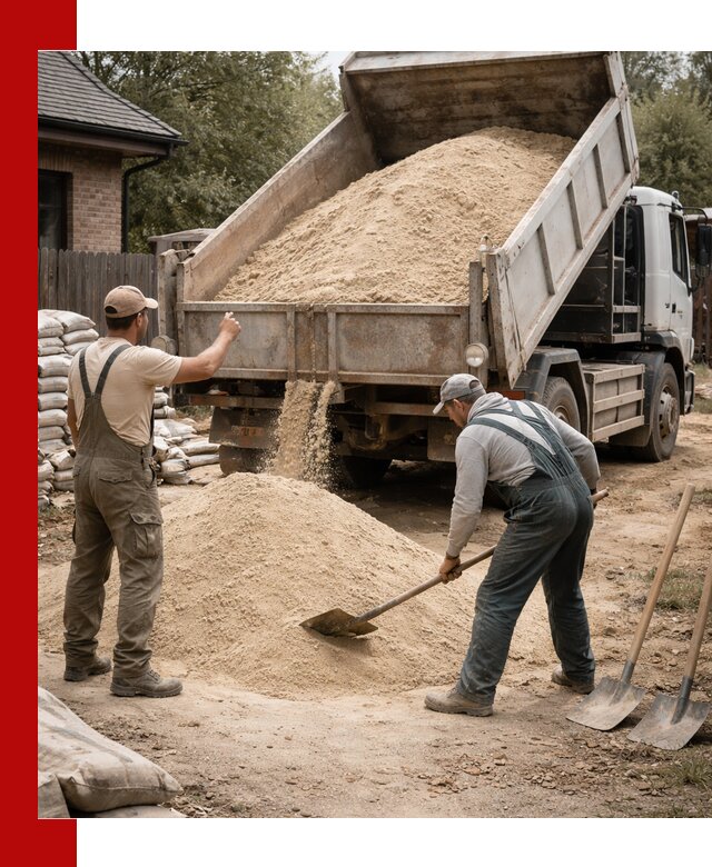 Песок для штукатурки с доставкой в Салехарде качественный и чистый