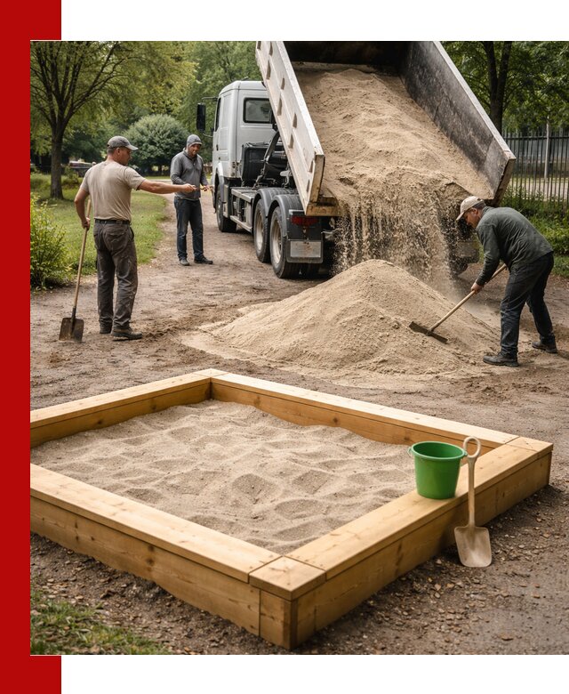 Песок для песочницы с доставкой в Салехарде недорого и чистый