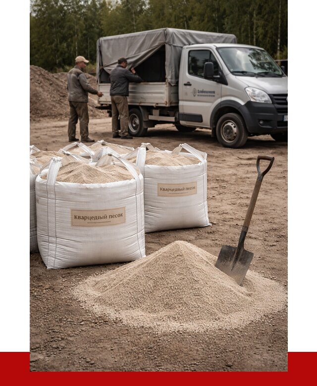 Кварцевый песок для пескоструя в Салехарде от 4817 р. | ПРОНЕРУДСлх