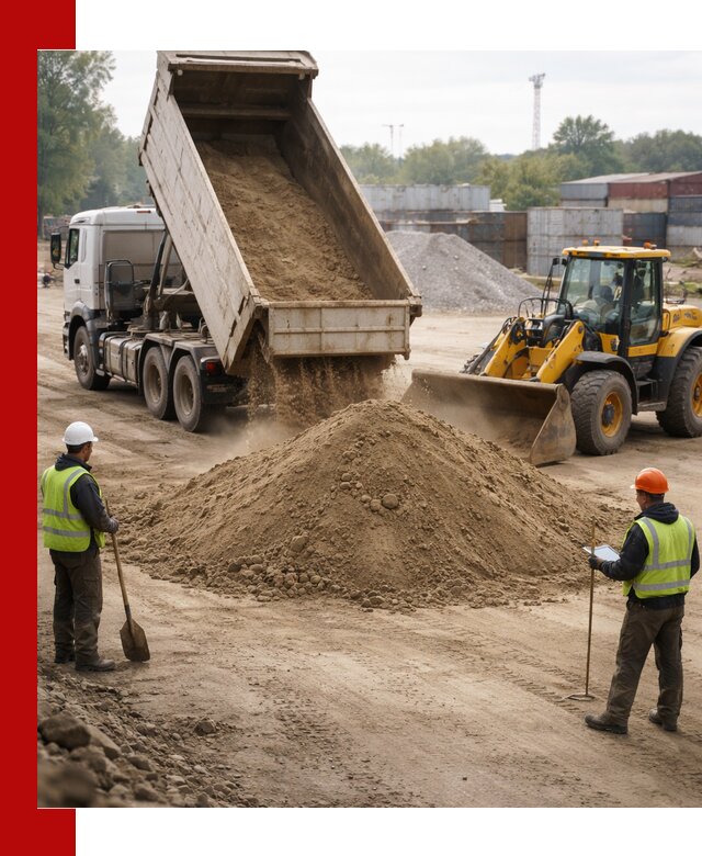 Доставка и продажа пескогрунта оптом и в розницу в Салехарде