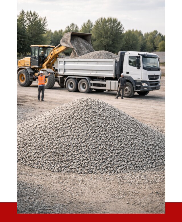 Купить мытый гравий в Салехарде от 3746 р, доставка ПРОНЕРУДСлх