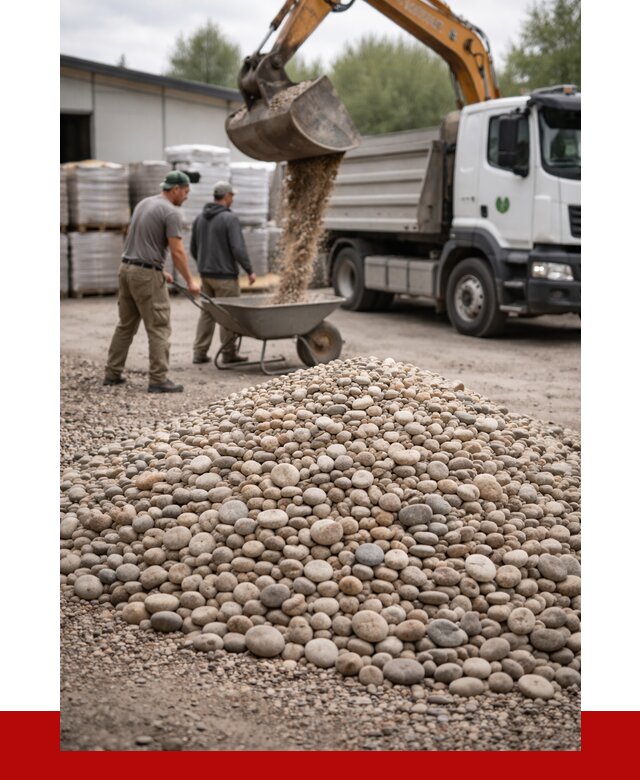 Галька декоративная в Салехарде от 3425 р. за куб | ПРОНЕРУДСлх