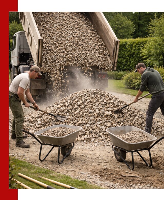 Доставка и продажа декоративной гальки в Салехарде