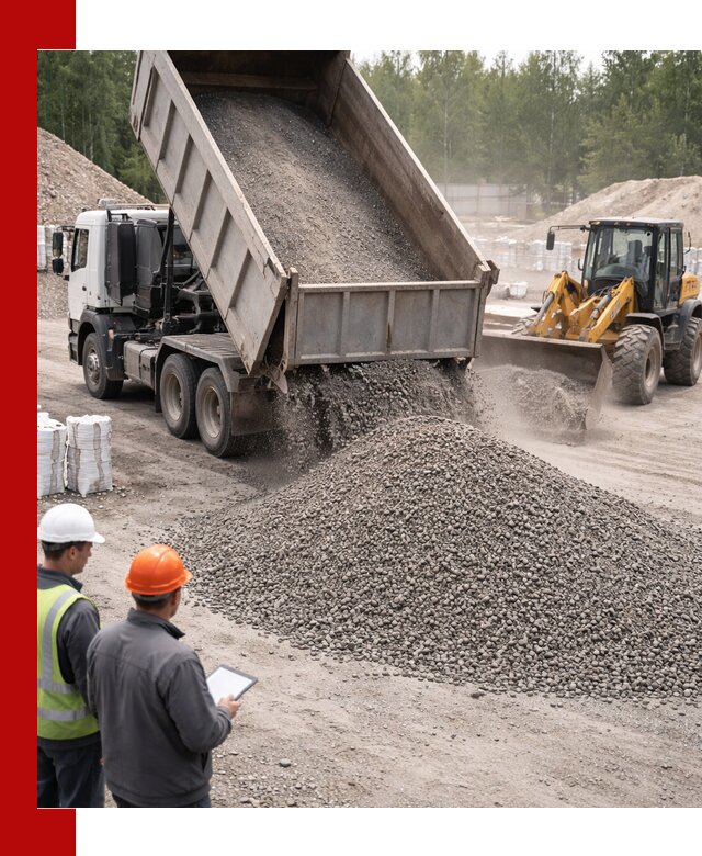 Доставка и продажа гранитного отсева 0-10 в Салехарде