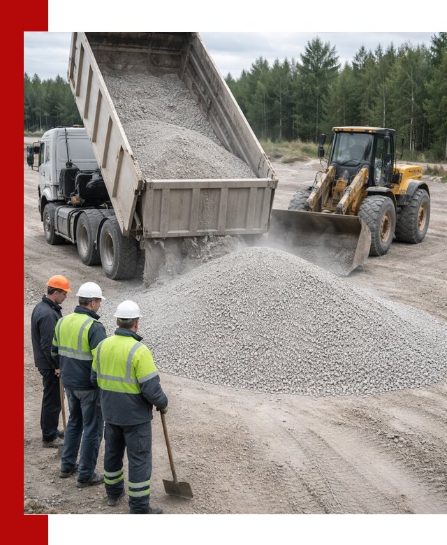 Известняковый отсев 0-5 доставка в Салехарде быстро и выгодно