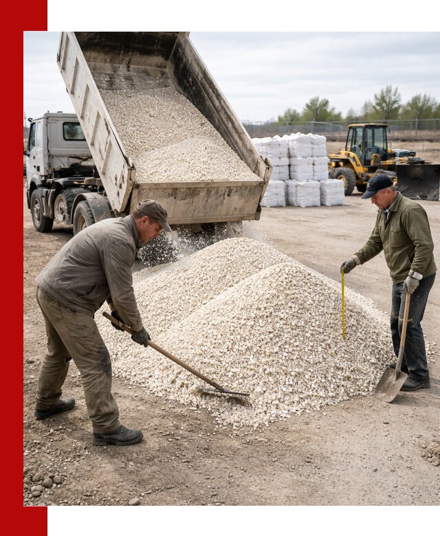 Мраморная крошка с доставкой и разгрузкой в Салехарде