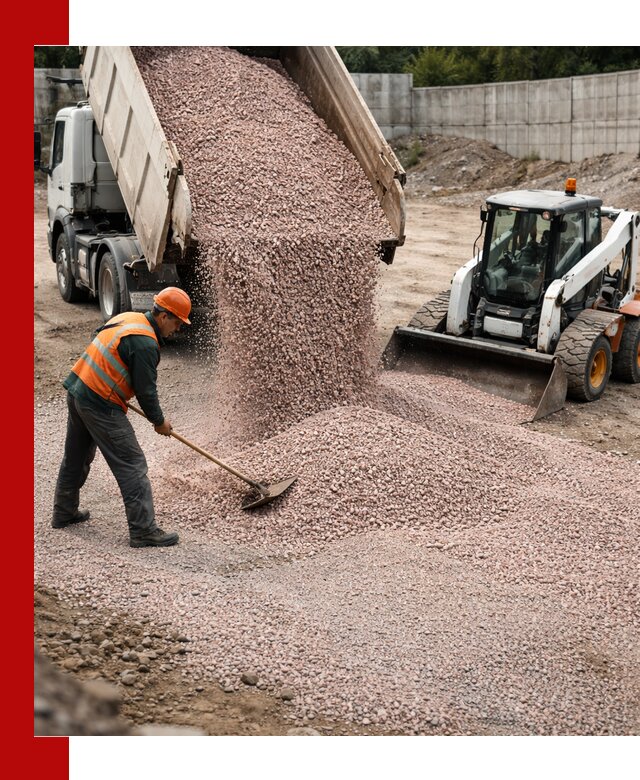 Крошка розовый гранит с доставкой в Салехарде от производителя