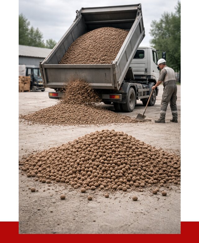 Керамзит с доставкой в Салехарде от 4496 р. за м3 | ПРОНЕРУДСлх