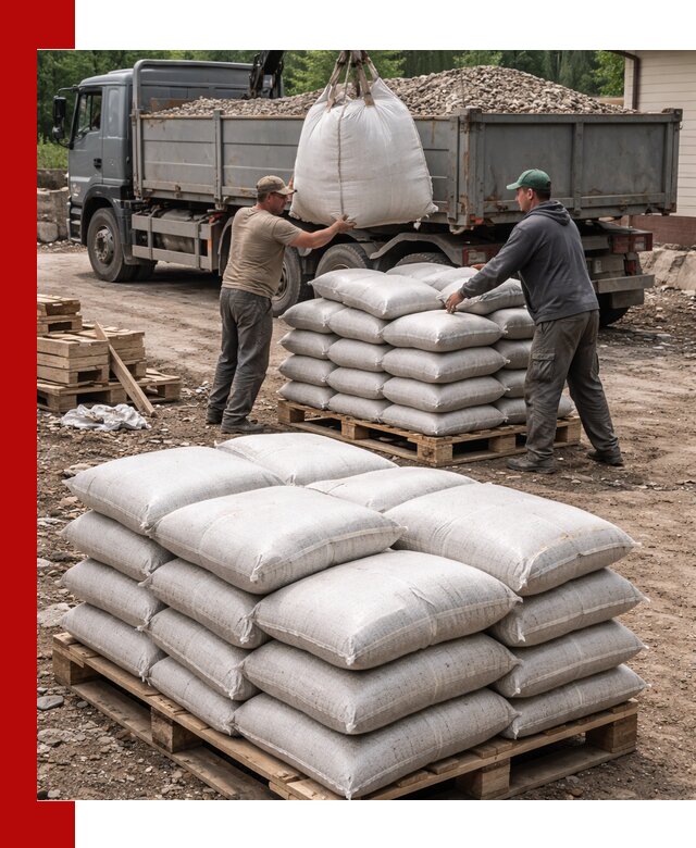 Керамзит в мешках с доставкой в Салехарде от компании-поставщика