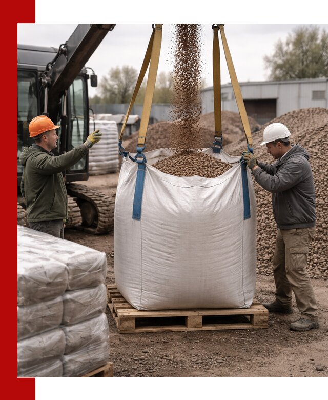 Керамзит в биг-бегах с доставкой в Салехарде