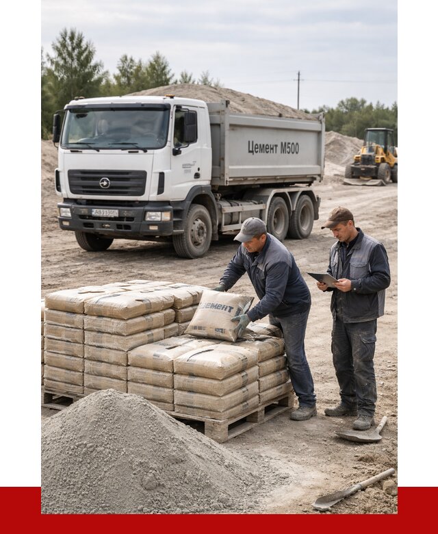 Купить цемент м500 с доставкой в Салехарде от 5566 р. | ПРОНЕРУДСлх