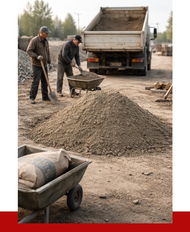 Цементно-песчаная смесь М150 в Салехарде от 5031 р. | ПРОНЕРУДСлх