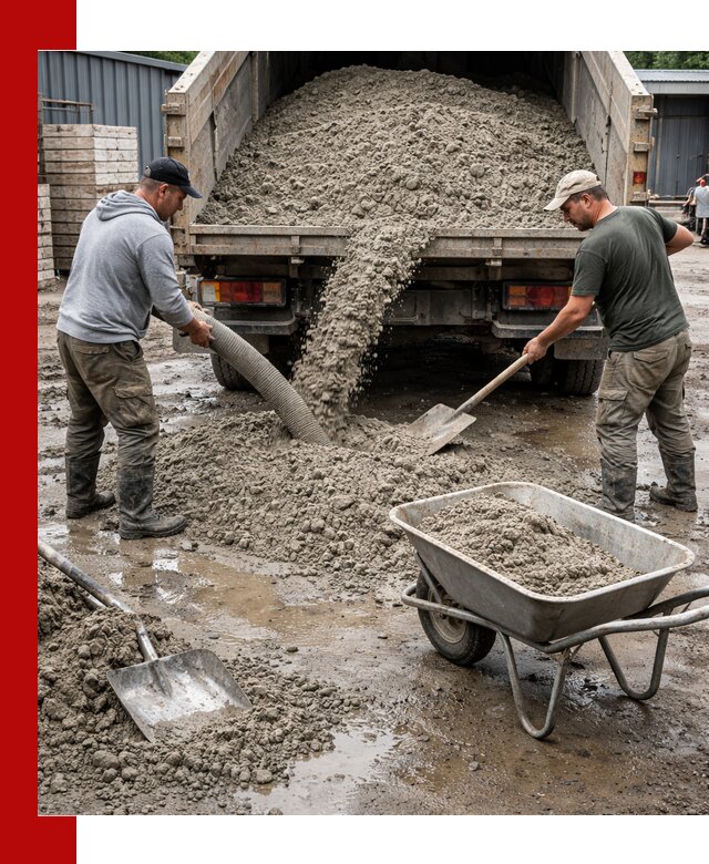 Цементно-песчаная смесь М150 доставка в Салехарде