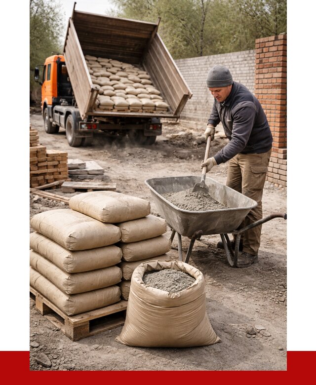 Купить сухую смесь для кладки в Салехарде от 1284 р. | ПРОНЕРУДСлх