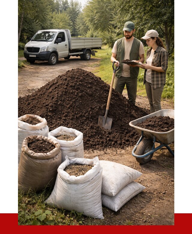 Купить грунт с доставкой в Салехарде от 4817 р. за м3 | ПРОНЕРУДСлх