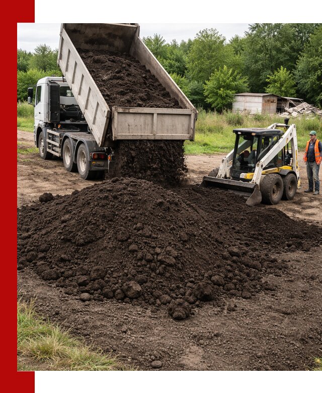 Поставка плодородной земли с доставкой самосвалом в Салехарде