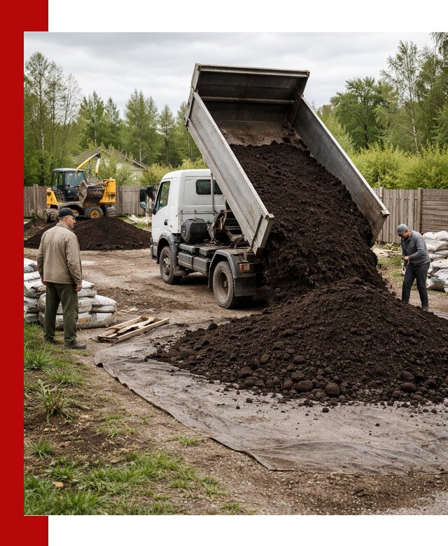 Доставка качественного почвогрунта в Салехарде оптом и в розницу