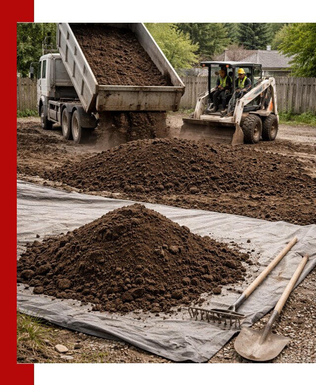 Грунт для отсыпки участка с доставкой в Салехарде