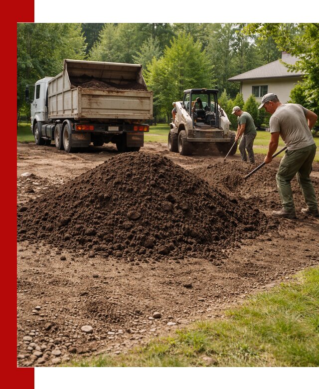 Доставка и укладка грунта для газона в Салехарде