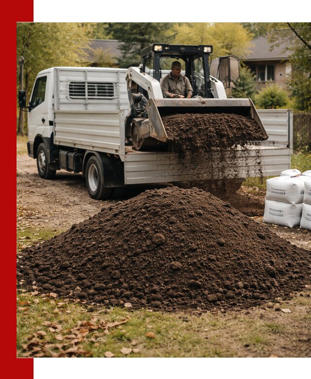 Доставка садовой земли в больших объёмах в Салехарде