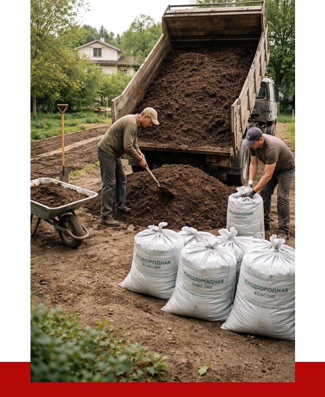 Плодородная смесь в Салехарде от 4496 р./куб с доставкой | ПРОНЕРУДСлх