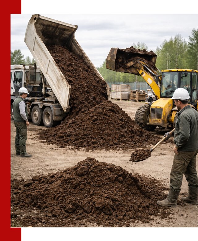 Доставка торфа оптом и в мешках в Салехарде