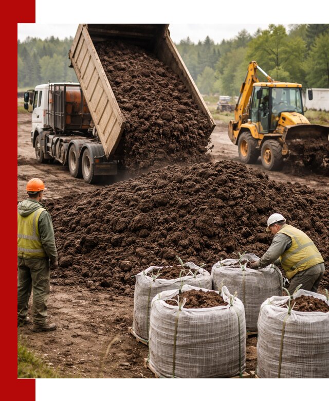 Доставка нейтрального торфа в Салехарде оптом и в розницу